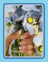 nail manicures with Tracy at The Beauty Fountain in wimbledon